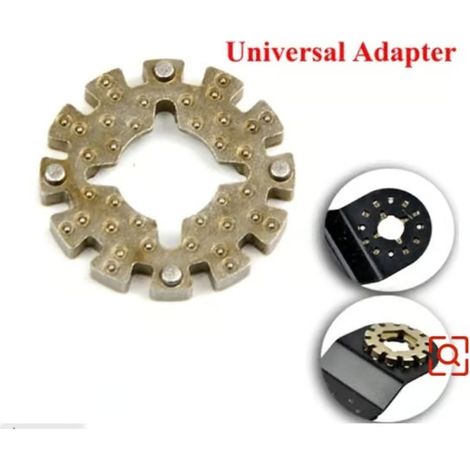 Adaptateur pour outils oscillants puissants, convertit les lames d'outils oscillants Starlock en adaptateur universel pour lames d'outils OIS (1/5)