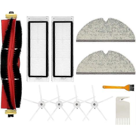 Filtre principal, brosses latérales et balai serpillière pour Xiaomi Roborock E5 S5 Max S6 Maxv (1/4)