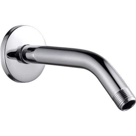 Shower arm + flange + PTFE tape, made of 304 stainless steel, shower head extension tube arm, wall-mounted shower arm