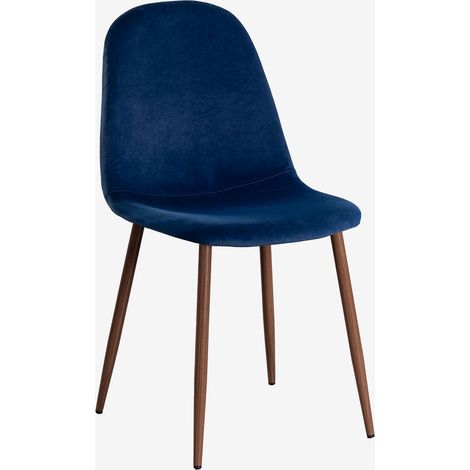 Set di 4 sedie da pranzo Glamm SKLUM Legno scuro