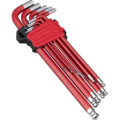 Sealey AK7164 Premier Extra-Long Ball-End Hex Key Set 11pc
