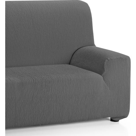 1 Housse de canapé,élastique,jacquard,anthracite,4 places,salon