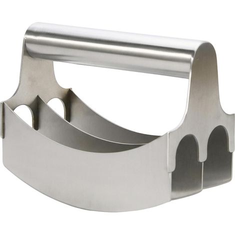 Tagliapasta curvo a 3 lame, in acciaio inox, antiaderente e facile da pulire, ideale per biscotti. (1/5)