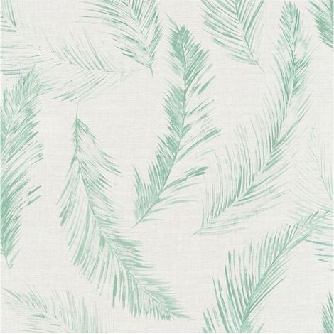 Nature wallpaper wall Profhome 358964 non-woven wallpaper slightly textured with nature-inspired pattern matt green blue grey 5.33 m2 (57 ft2) (1/5)