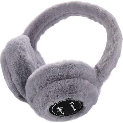 Warme Winter-Ohrenschützer für kabellose Bluetooth 5.0-Kopfhörer mit extra weichem grauen Futter (1/5)