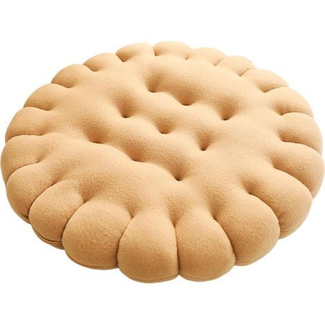 CCYKXA Biscuit-shaped cushion, simple floor cushion, floor cushion, bar cushion, balcony cushion, meditation chair cushion, beige, ROUND