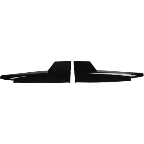 2x linker und rechter Heckstoßstangen-Seitenspoiler in glänzendem Schwarz, kompatibel mit Mercedes CLA-Klasse C117 CLA45 AMG Line 2013-2019 (1/5)