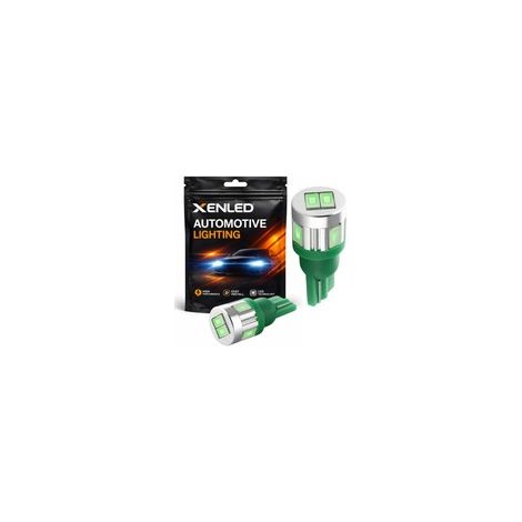 Ampoule 6 LED SG - W5W - Vert 12V Lampe de signalisation (1/5)