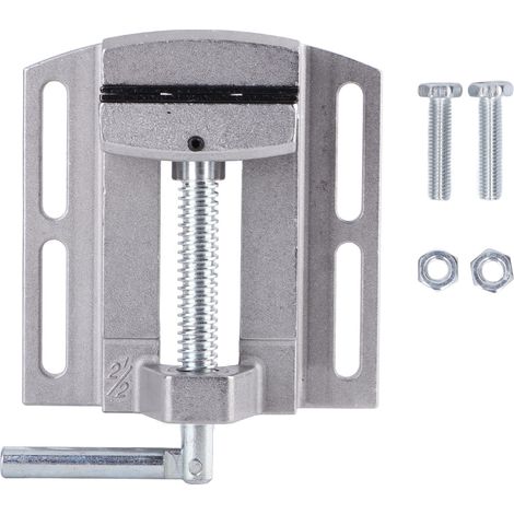 pincesÉtau de Presse Heavy Duty pour Travail du Bois et Métal - Compatible Banc de Montage et Machine à Fraiser (Aluminium, 70mm, 65mm de Serrage) (1/5)