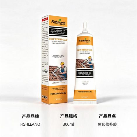 FISHLEANO Dachreparaturpaste – Starker Klebstoff für Dachbretter und -ziegel – Schnelltrocknend und rissbeständig (1/5)