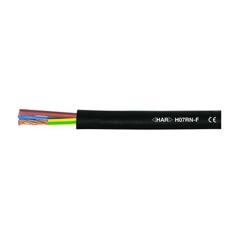 Helukabel 37061 Cavo in gomma H07RN-F 5 G 1.5 mm² Nero 100 m (1/2)
