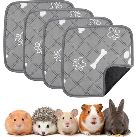 4 Tapis de Propreté Lavables 30 x 30 cm,Tapis de Dressage Réutilisables (1/5)