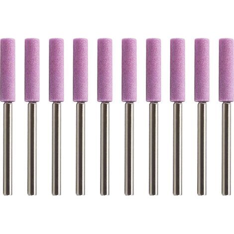 10pcs 3/8 Affûteur Tronçonneuse Compatible pour Polissage de Chaîne Tronçonneuse à Manucure (Arbre 3mm) (1/5)
