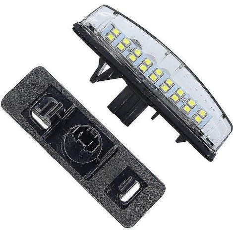 2 feux de plaque d'immatriculation à LED pour les modèles Lexus IS200/IS300 GS300/GS430/GS400 LS430 ES300/ES330 RX300/RX330/RX350 LX470/LX570/GX470 (1/5)
