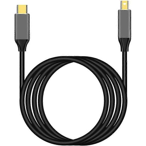 Câble USB C vers Mini Displayport Câble adaptateur USB Type C 3 vers Mini Dp Cord 4k (1/5)