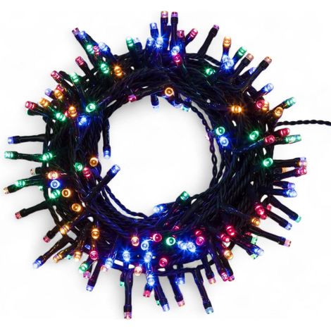 Luci catena natalizie lineare 300 led Multicolor