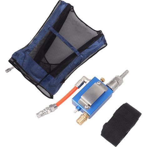 Gilet de soudage à air comprimé refroidissant pour acier, réglable et confortable, avec système vortex, pour la métallurgie et le forgeage. (1/5)