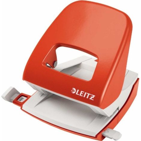 Locher NeXXt 5008 8cm 30 Bl. (80 g/m²) mit Anschlagschiene hellrot (1/5)