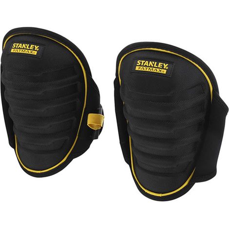 Stanley FATMAX Gel Knee Pads with Semi-Rigid Shell, Yellow and Black EVA and Nylon Construction (Model: FMST82959-1) (1/2)
