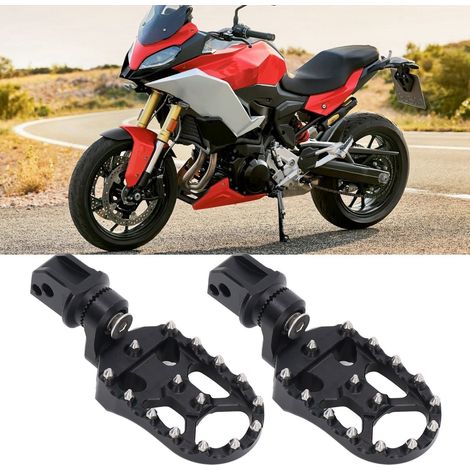 Hintere Fußrasten für Motorräder, kompatibel mit BMW F900R/F900XR 2020-2022 (längenverstellbar), Silber (1/5)