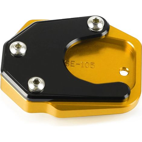 (Or sans logo) Compatible avec Honda Integra, Integra 750, Integra 700, Integra 750, Integra 700 : rehausseur de béquille latérale, support et extension de béquille MaxPower (1/4)