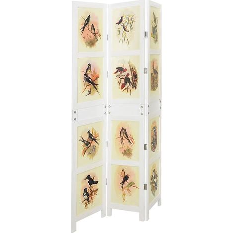 Romdivider-Panel Weiß 106 x 165 cm MDF