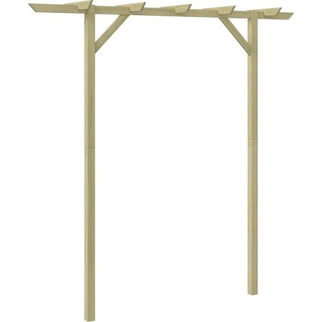 Pergola de jardin 205 x 40 x 203 cm Bois (1/5)