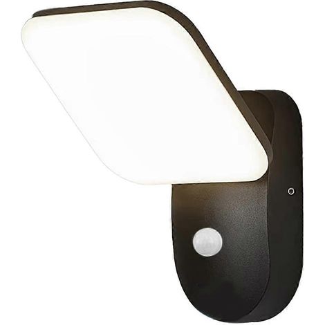 IP65 wasserdichte Außenwandleuchte für Garten, Zaun, Außenwand, Einfahrt und Straßenbeleuchtung mit Bewegungsmelder, LED-Wandlampe (1/5)