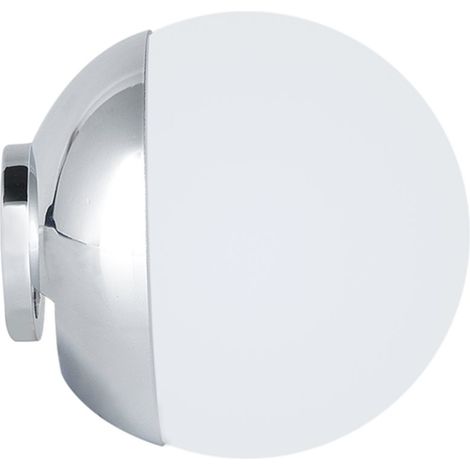 Lampada applique led tonda con attacco per specchi senza cornice in resine termoplastice D042 serie Gedy DELOS Cromato (1/2)