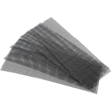 Tapis de drainage carré pour pots de fleurs, 5 pièces, en polyéthylène, avec trous de drainage carrés (30 x 10 cm), empêchant la perte de terre. (1/5)