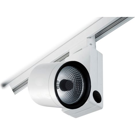 Projecteur rail tilt PROTEUS G8.5 70W 47º Blanc