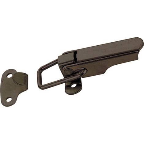 Itar – Fermeture à levier en acier zingué – Décor bronze – Hauteur 80 mm – Pour portes et fenêtres