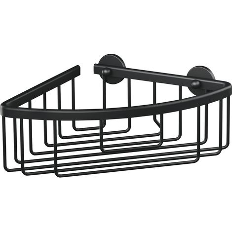 tesa ALUXX BLACK Eckablage organisateur de douche noir (1/5)