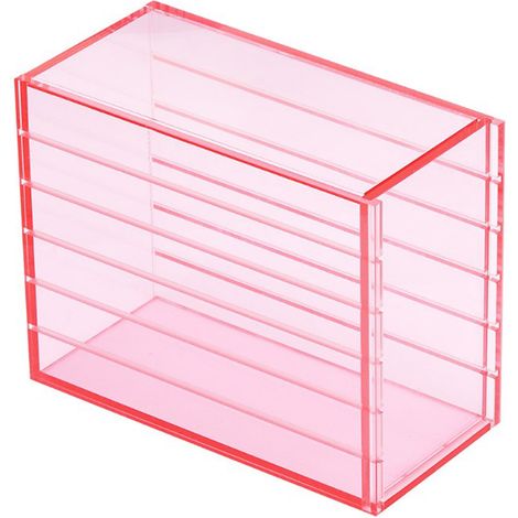 5-lagige Wimpernaufbewahrungsbox, staubdicht, großes Fassungsvermögen, transparente Acrylbox zur Aufbewahrung von Wimpernverlängerungen (1/5)