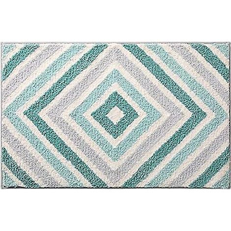 Tapis de bain antidérapant et ultra-absorbant pour salle de bain, toilettes et cuisine - Menthe, 40 x 60 cm (1/5)