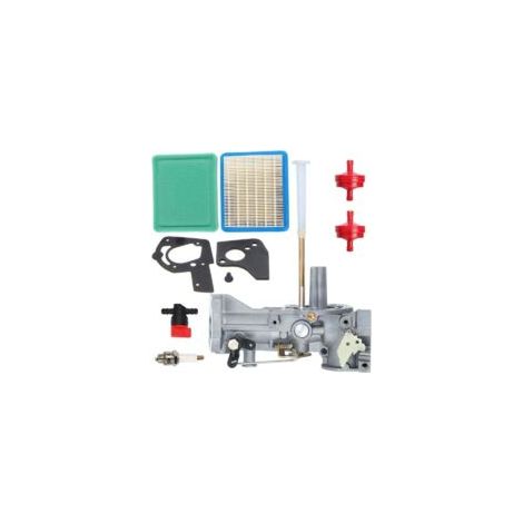 Carburador ZAMDOE 498298 para motores Briggs & Stratton 498298 692784 495951 492611 495426 490533 112202 112212 112231 112232 de 5 HP, con juntas, filtros de combustible y prefiltros de aire.