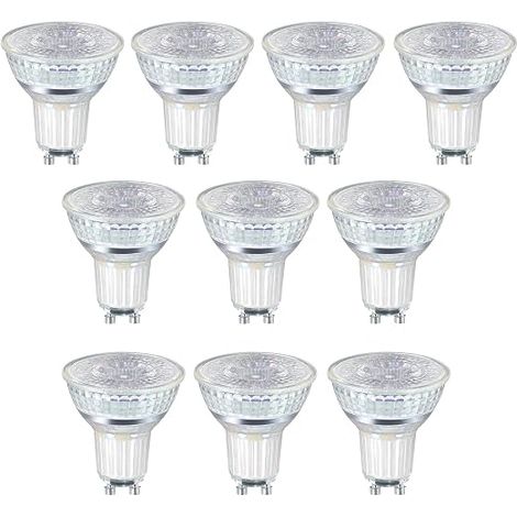 Ampoule GU10 LED, 2.4w équivalent à 35W Halogène, 2700K Blanc Chaud 230 Lm, Ampoules Spot en Verre, 36° Angle de faisceau étroit (1/5)
