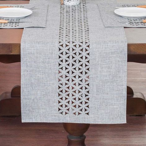 (35x183CM)Drapeau de table Pour l'extérieur, le balcon, l'intérieur et la décoration de fête (1/3)