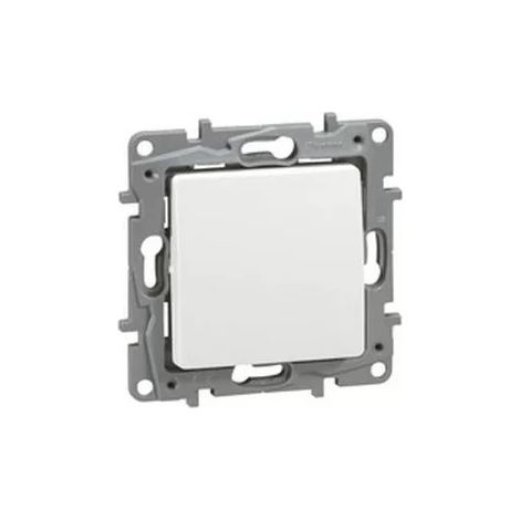 Legrand 664705 - Single niloated pushbutton - 6A 250V - no-nf - pure