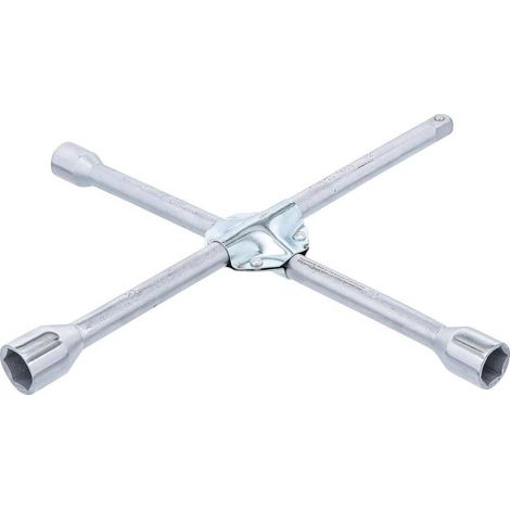 Clé en Croix VP pour Voitures - 17 x 19 x 21 x 12,5 mm (1/2) - Acier Résistant - Prise Polyvalente et Durable - D-Work (1/5)