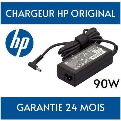 Chargeur HP Original pour pc portable HP Pavilion 17-e056sf compaq 90w 90 Watts 19.5V 4.62A 4.5Mm 3.0Mm-Ywey