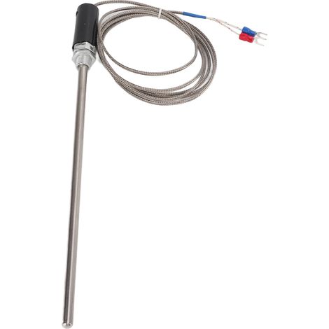 Sonde thermocouple type K inox M12 avec câble de 2 mètres pour contrôle de température (1/5)