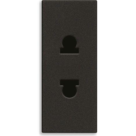 VIMAR - 30234.G SICURY-Steckdose 2P 16A USA+EU schwarz