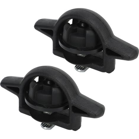 Set of 2 heavy-duty tie-down cleats for Tacoma 2005-2021 deck rail system