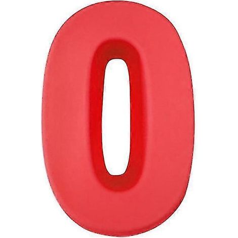 Antihaft-Kuchenform, flexible Silikon-Schnelllöse-Zahlen, Fondantform, Backzubehör - Gut-10-Red (1/5)