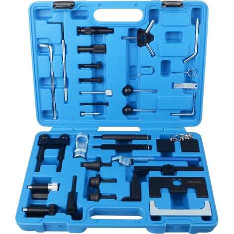 Outil de réglage du Moteur, Ensemble d'outils de réglage de l'alignement de l'arbre à cames Compatible avec VW VAG (1/5)