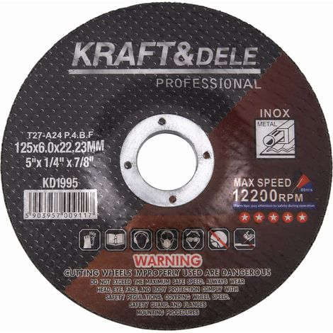 Disco de corte de metal profesional de 125 mm  Kraft&Dele (1/5)