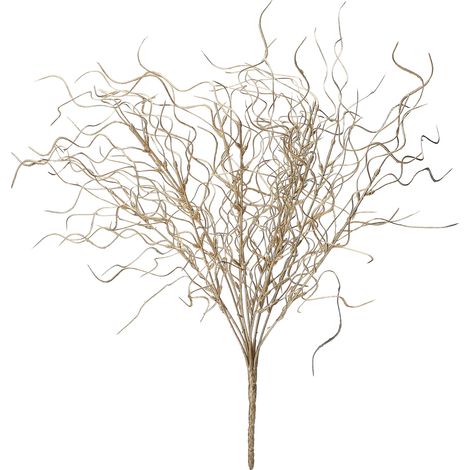 Plantes de Simulation 53cm, 12 têtes, Branches de plantes artificielles, salle de mariage, nouvel an, seau rouge, cadeau, décoration florale (1/5)