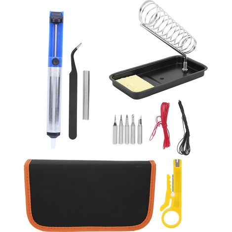 Kit de fers à souder 15 pièces AC220V 60W (norme européenne 220V) (1/5)