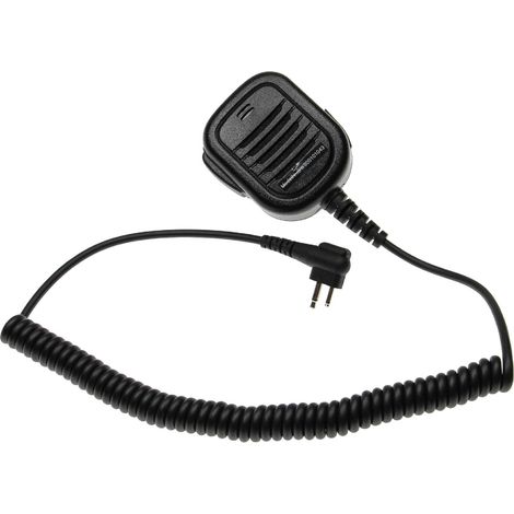 vhbw Lautsprecher-Mikrofon kompatibel mit Motorola CP040, GP300, GP600, GP68, GP73, GP88, Radius P110 Funkgerät